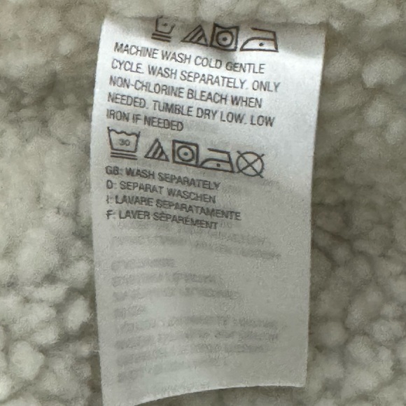 Black Oversized Sherpa Lined Parka Coat Faux Fur Hood & Cuffs - Picture 7 of 9